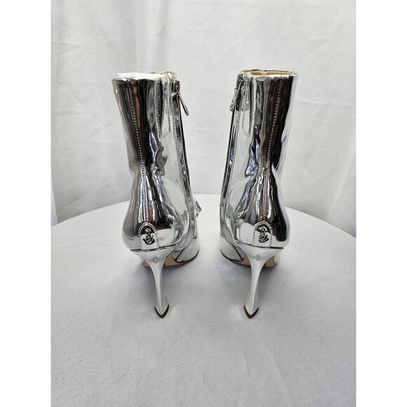 Sam Edelman Women's Esmae2 Silver Bootie Boots Size 7M NWT - Picture 7 of 16
